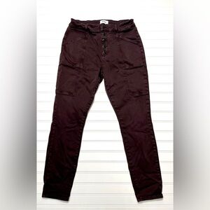 Pistola Hailey High Rise Button Front Cargo Jeans size 30